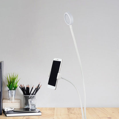 Rynx | Round Fill Flush Lamp Contemporary Metal Black/White LED Flexible Sink Lighting with Clip Base