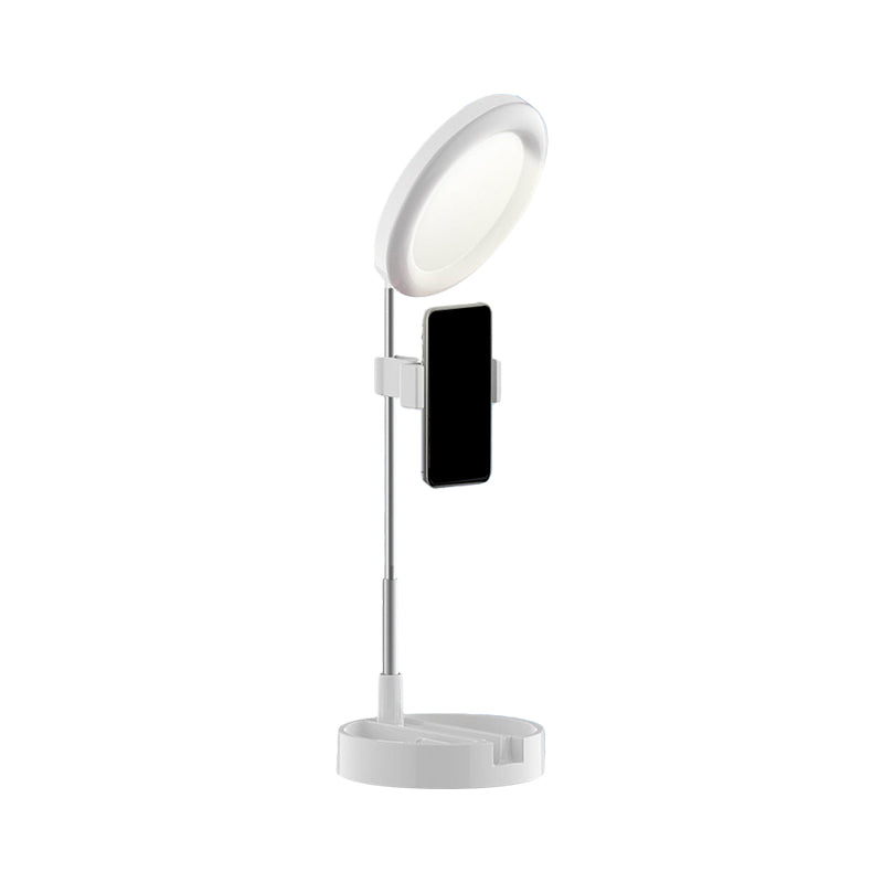 Rynx | Minimal Ring LED Make-Up Lighting Metal Phone Holder USB Fill Flush Lamp in Black/White/Pink