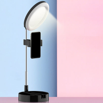 Rynx | Minimal Ring LED Make-Up Lighting Metal Phone Holder USB Fill Flush Lamp in Black/White/Pink