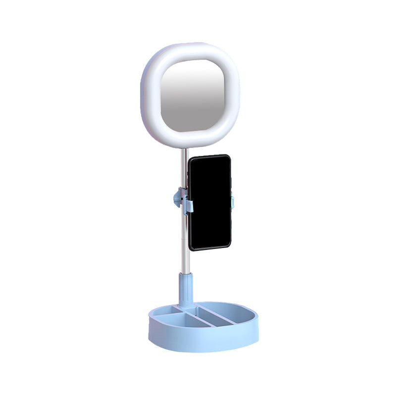 Rynx | Square LED Mirror Light Simple Style Metallic Black/Pink/Blue Finish Fill Light with USB Connection