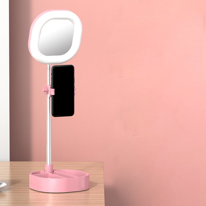 Rynx | Square LED Mirror Light Simple Style Metallic Black/Pink/Blue Finish Fill Light with USB Connection