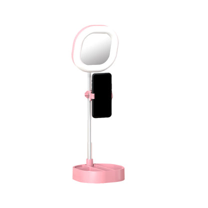 Rynx | Square LED Mirror Light Simple Style Metallic Black/Pink/Blue Finish Fill Light with USB Connection
