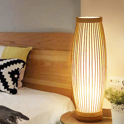 Rynx | BambooSerenity - Asian inspired elongated bedside lamp