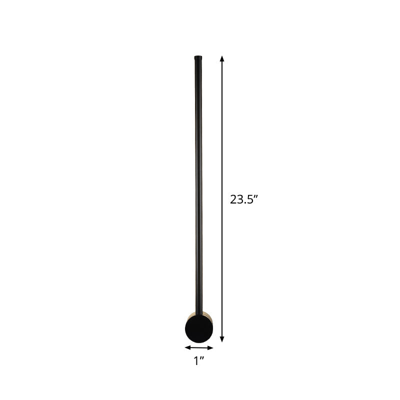 Rynx | Needle Sword Iron Wall Lamp Fixture Simplicity Black 23.5/31.5 Inch High LED Sconce Ideas for Lounge