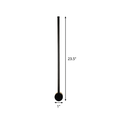 Rynx | Needle Sword Iron Wall Lamp Fixture Simplicity Black 23.5/31.5 Inch High LED Sconce Ideas for Lounge