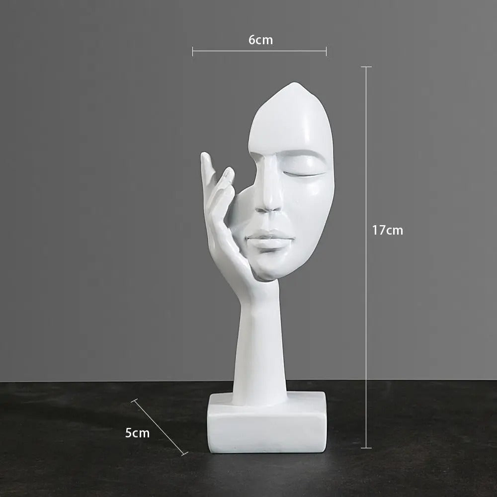 Rynx | NordicMuse Abstract Face Sculpture