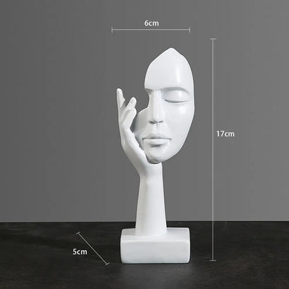Rynx | NordicMuse Abstract Face Sculpture