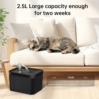 Rynx | 2.5L Automatic Cat Water Fountain with USB Silent Pump and Circulating Filter