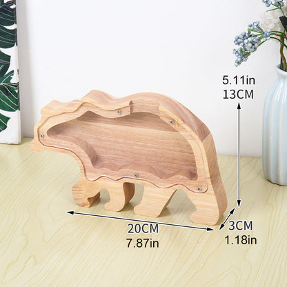 Rynx | Wooden Animal Savings Bank