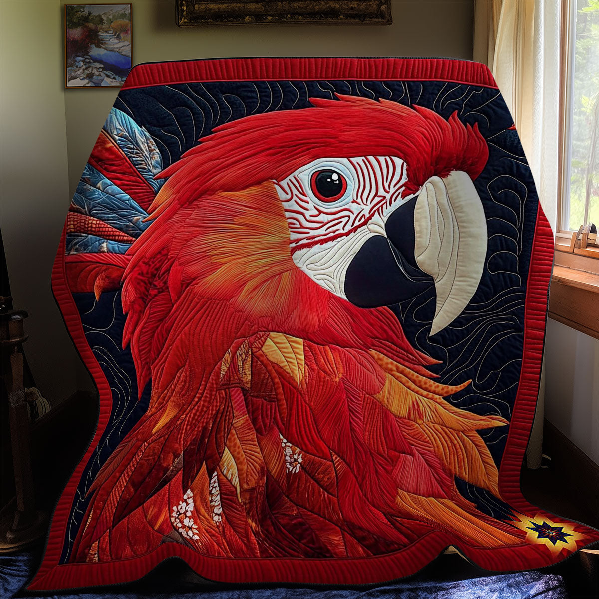Rynx | Red Parrot Quilt