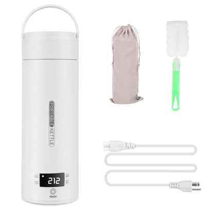 Rynx | 17Oz Stainless Steel Travel Electric Kettle with 4 Temperature Setting Modes