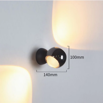 Rynx | FlexiGlow - 180° Rotatable LED Wall Lamp