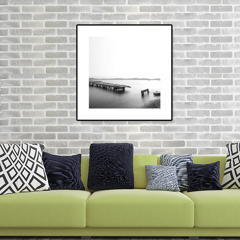 Rynx | Dark Photography Seascape Art Print Textured Contemporary Living Room Furniture Wall Decor