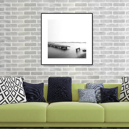Rynx | Dark Photography Seascape Art Print Textured Contemporary Living Room Furniture Wall Decor