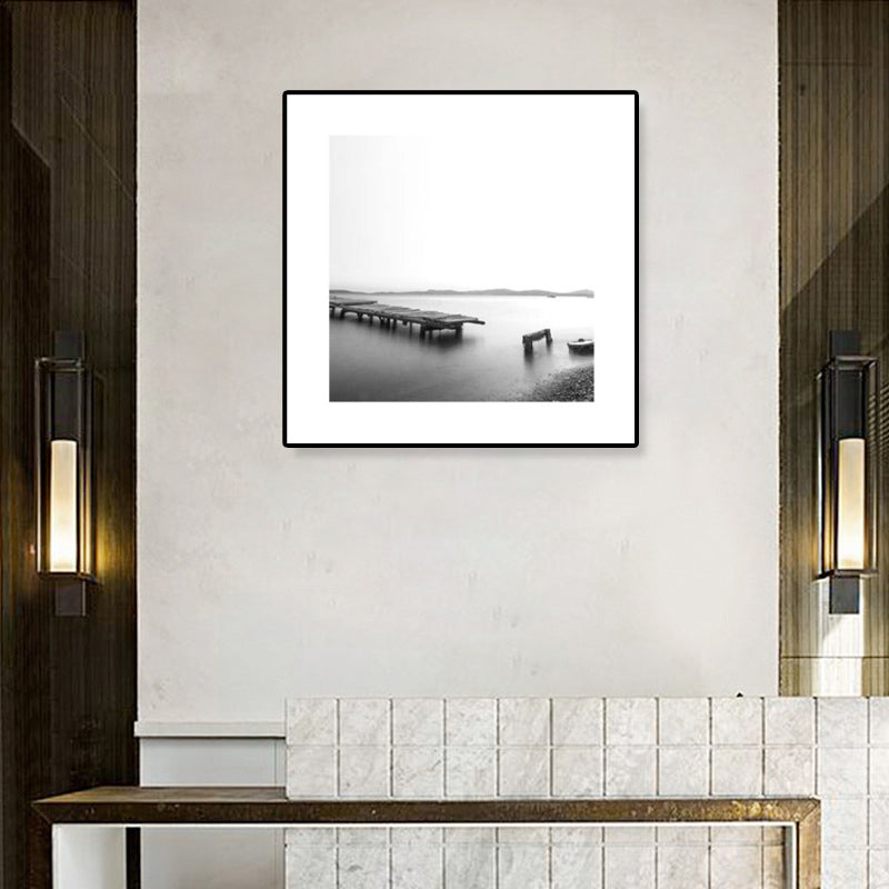 Rynx | Dark Photography Seascape Art Print Textured Contemporary Living Room Furniture Wall Decor