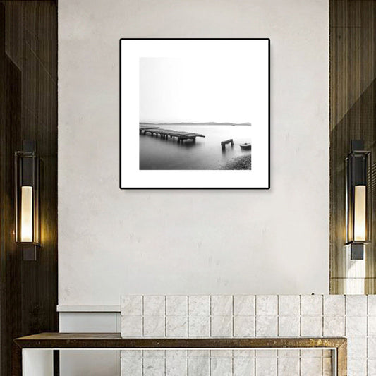 Rynx | Dark Photography Seascape Art Print Textured Contemporary Living Room Furniture Wall Decor