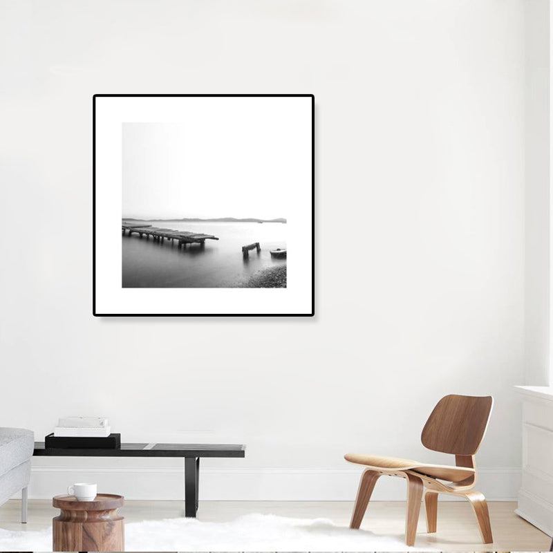Rynx | Dark Photography Seascape Art Print Textured Contemporary Living Room Furniture Wall Decor