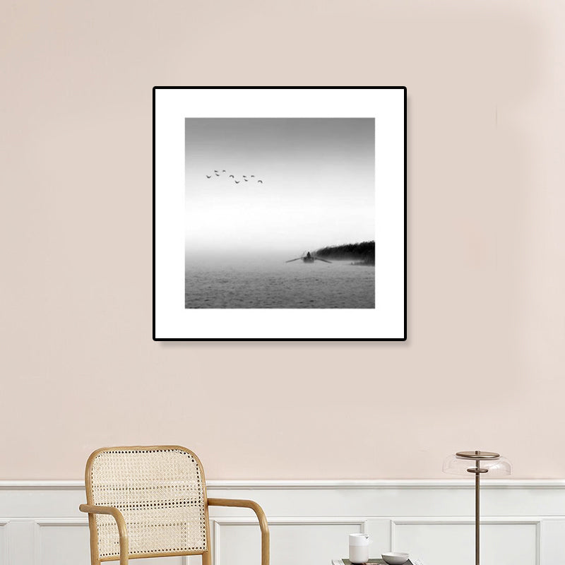Rynx | Dark Photography Seascape Art Print Textured Contemporary Living Room Furniture Wall Decor