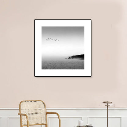 Rynx | Dark Photography Seascape Art Print Textured Contemporary Living Room Furniture Wall Decor