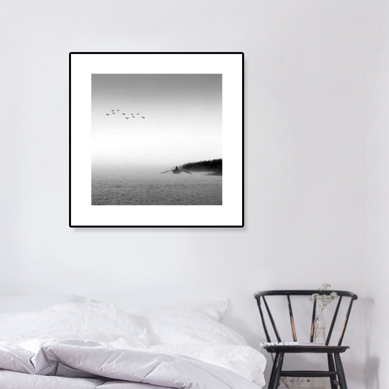 Rynx | Dark Photography Seascape Art Print Textured Contemporary Living Room Furniture Wall Decor
