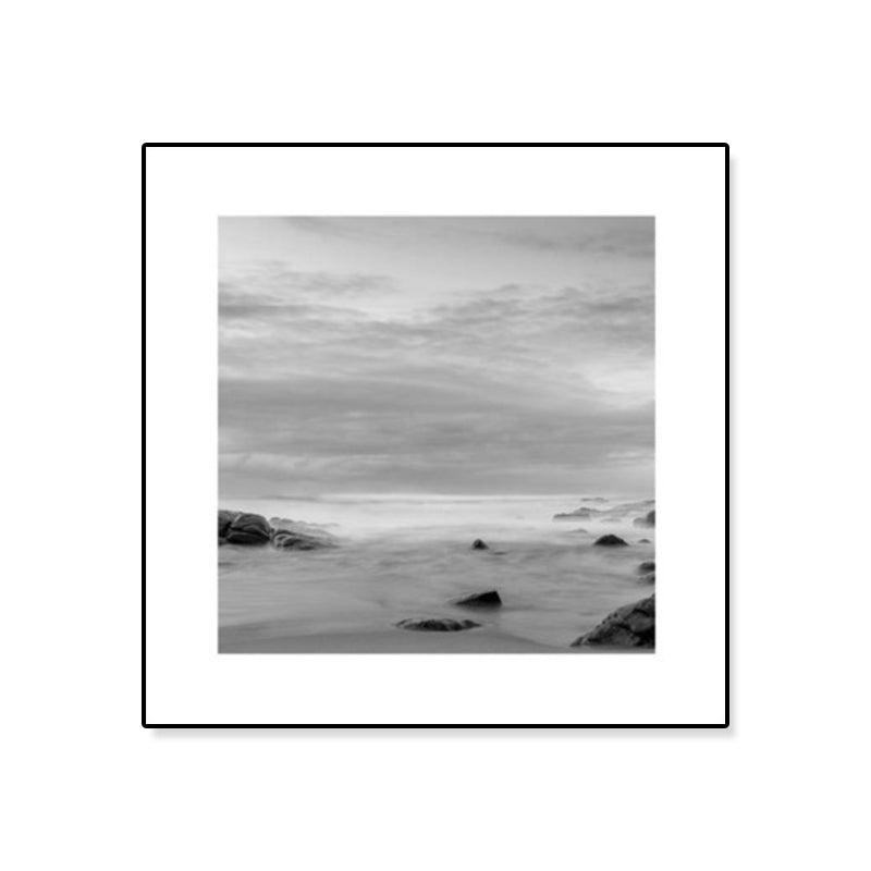 Rynx | Dark Photography Seascape Art Print Textured Contemporary Living Room Furniture Wall Decor