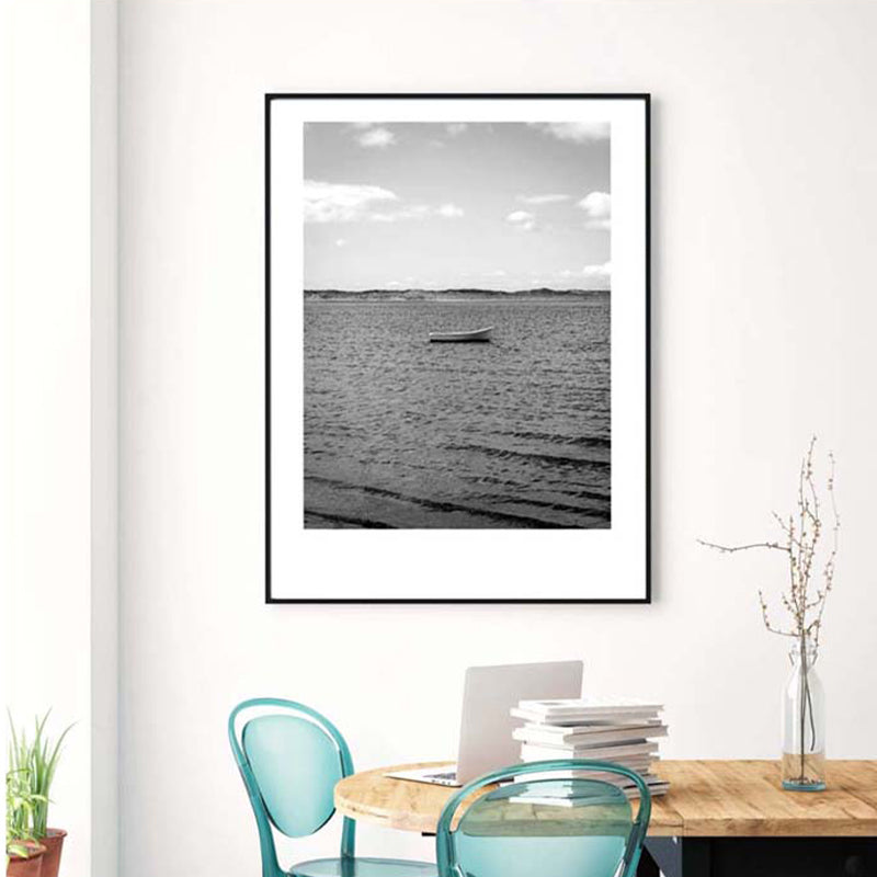 Rynx | Gray Tropical Canvas Wall Art Photography Landscape Print Wall Decor for the Dining Room