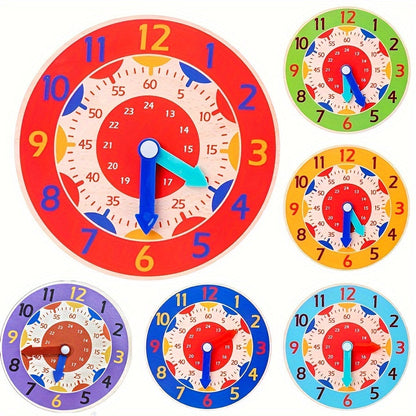 Rynx | Three Educational Clock - Play Clock for Kids to Learn Time, Perfect for Christmas and Halloween Gifts