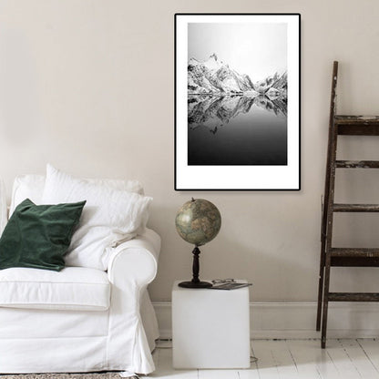 Rynx | Tropical Rocky Bay Seascape Canvas Print Dark Color Texture Wall Art for the Living Room