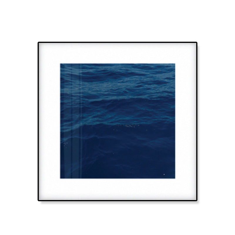 Rynx | Seascape Ocean Water Wall Art Tropics Textured Canvas in Blue for Home Interior