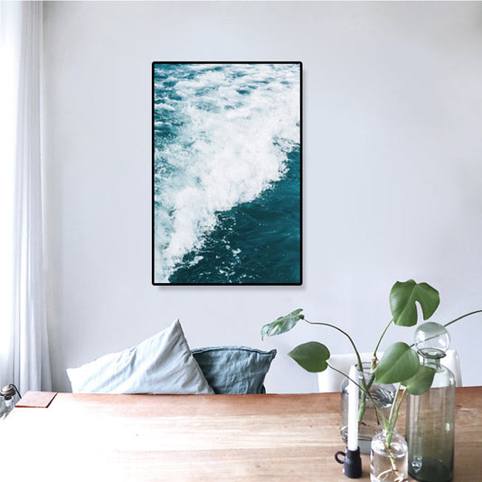 Rynx | Tropics Natural Landscape Wall Art Living Room Canvas Print in Dark Color, Multiple Sizes