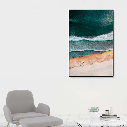 Rynx | Tropics Natural Landscape Wall Art Living Room Canvas Print in Dark Color, Multiple Sizes