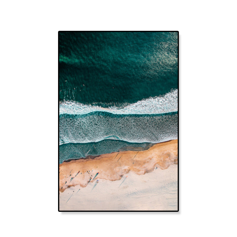 Rynx | Tropics Natural Landscape Wall Art Living Room Canvas Print in Dark Color, Multiple Sizes