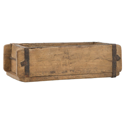 Rynx | Wooden Box Brick Shape Simple Used-Look Unique