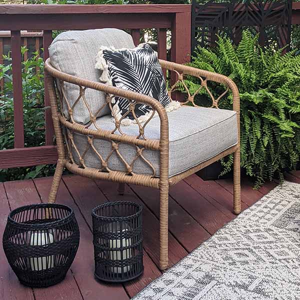 Rynx | Black Braided Rattan and Bamboo Lantern, Choose Your Style