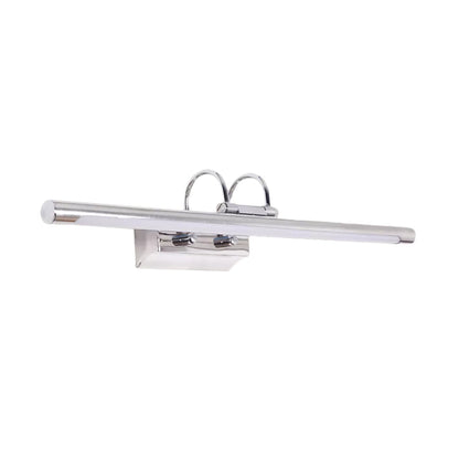 Rynx | Slim Metal Wall Lamp Modernity LED Chrome Lighting Ideas with Double Arm in Warm/White Light for the Bathroom