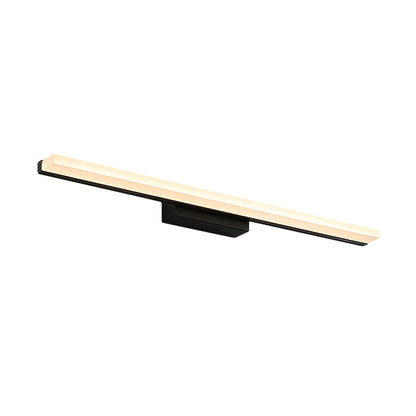 Rynx | Acrylic Linear Wall Sconce Modernism LED Wall Lighting Fixture in Black, Warm/White Light