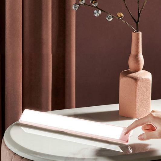 Rynx | Plastic Extended Vanity Lighting Fixture Modern Style LED Pink Wall Light Wall Lamp for Bedroom