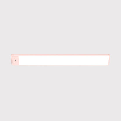 Rynx | Plastic Extended Vanity Lighting Fixture Modern Style LED Pink Wall Light Wall Lamp for Bedroom