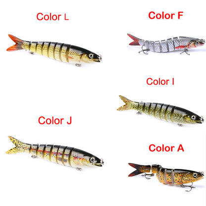 Rynx | Pike fishing lures Artificial Multi Jointed Sections Hard Bait Trolling Pike Carp Fishing Tools