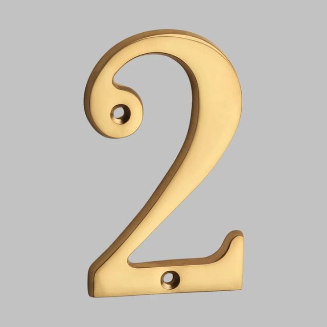 Rynx | Traditional house numbers made of solid brass