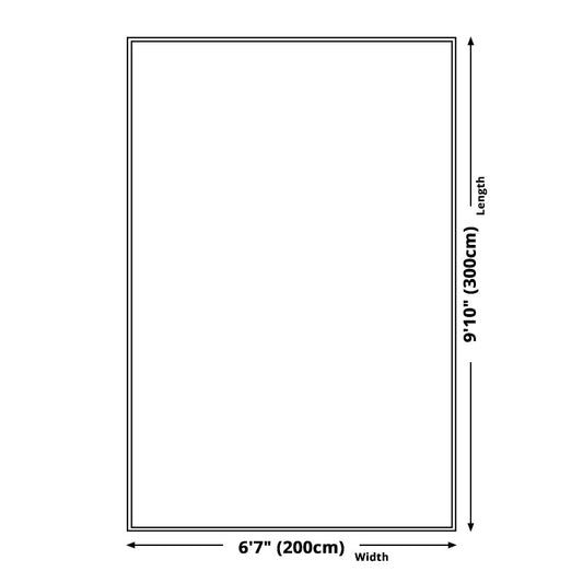 Rynx | Soft Splicing Colorblock Rug Polypropylene Modernist Carpet Non-Slip Backing Rug for Home Decoration