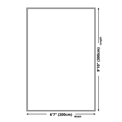 Rynx | Plain Color Simple Style Rug Polyester Ombre Area Carpet Machine Washable Anti-Slip Rug for Living Room