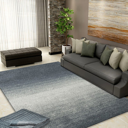 Rynx | Plain Color Simple Style Rug Polyester Ombre Area Carpet Machine Washable Anti-Slip Rug for Living Room