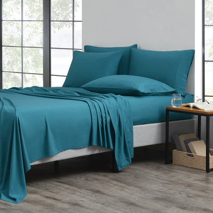 Rynx | Bamboo 2000 Thread Count 6-Piece Luxury Sheet Set - Organic, Cooling, 16 Inch Deep Pocket, Egyptian Luxury with Bonus Pillowcases - Shrink and Fade Resistant