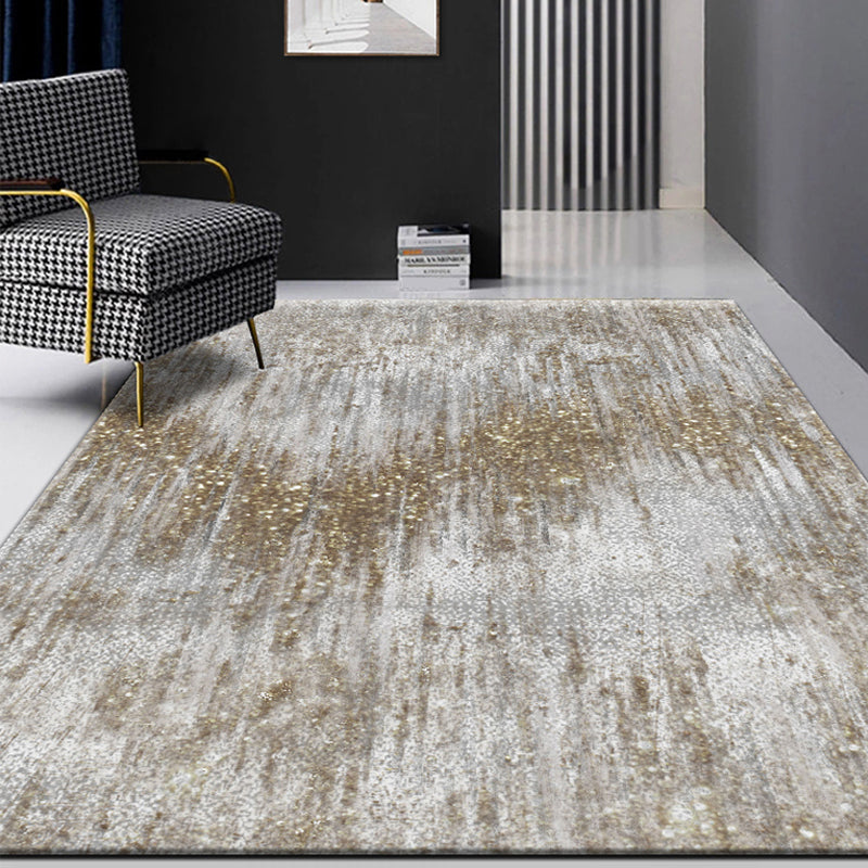 Rynx | Gray industrial indoor carpet polyester abstract carpet washable non-slip carpet for bedroom