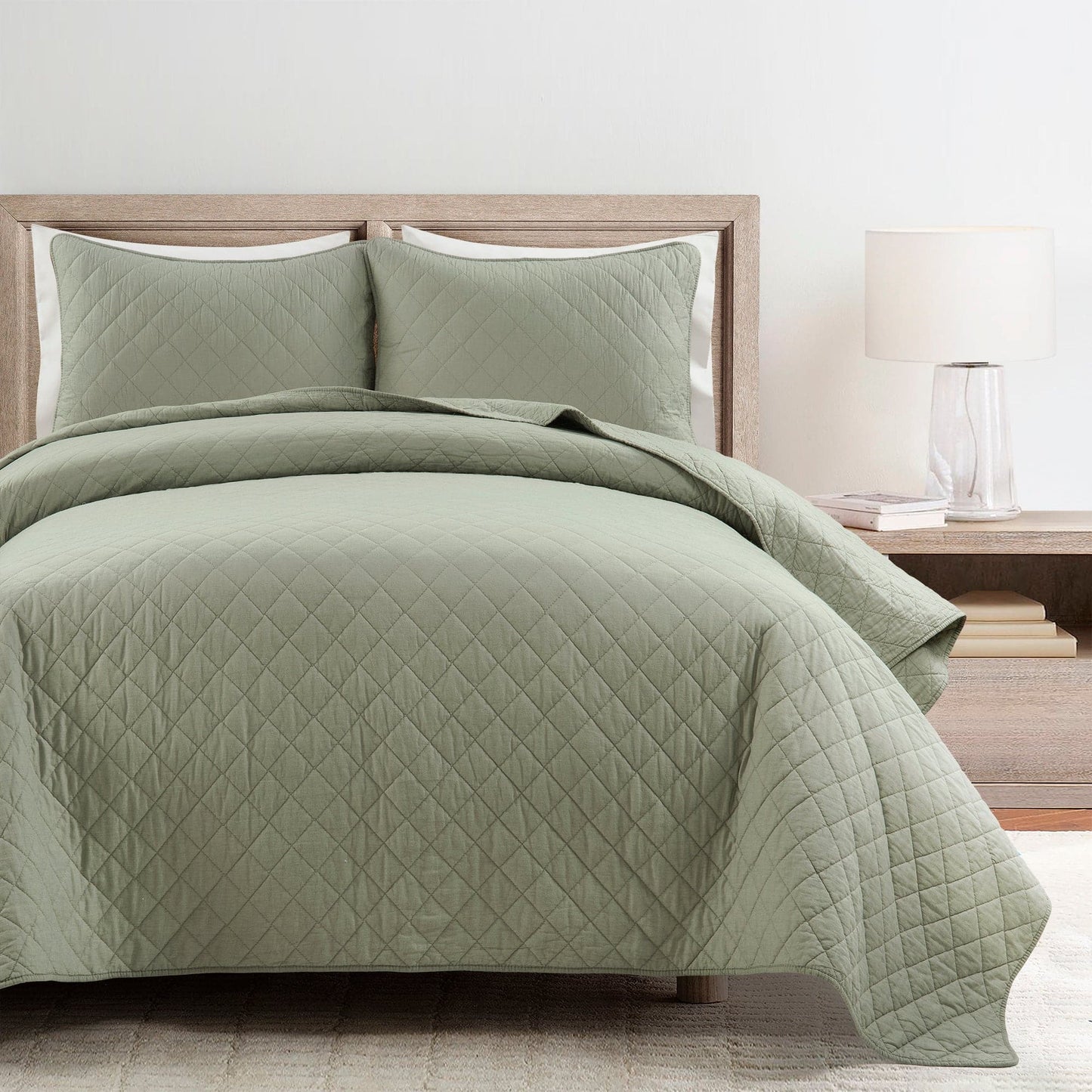 Rynx | Ava Diamond Plus Size Cotton Quilt Set