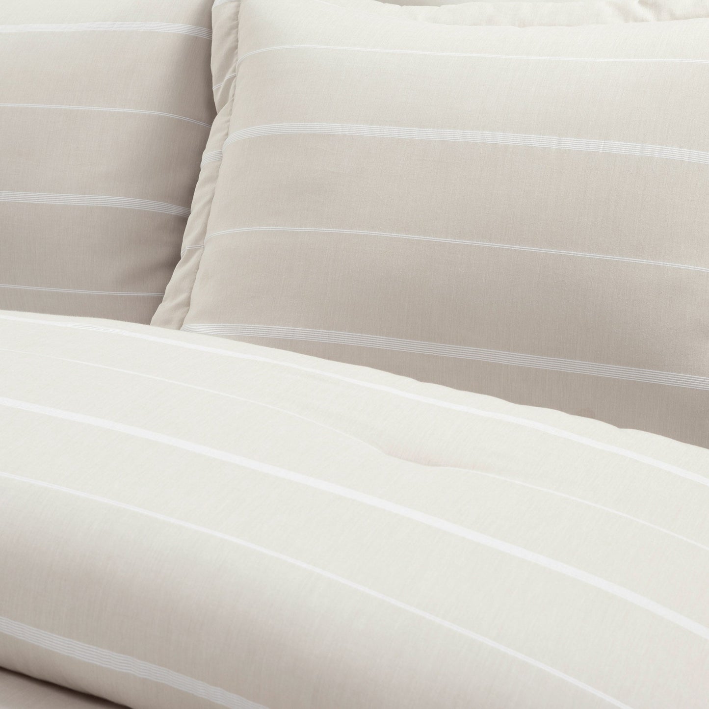 Rynx | Classic Farmhouse Chalk Stripe 3-Piece Bedspread Set