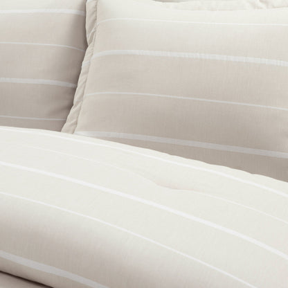 Rynx | Classic Farmhouse Chalk Stripe 3-Piece Bedspread Set