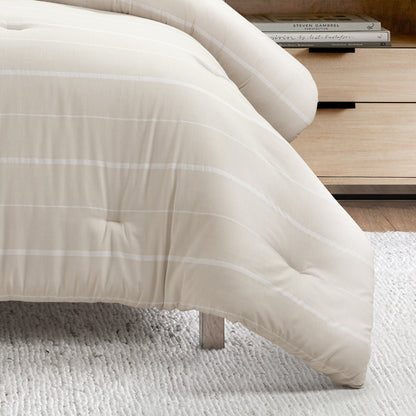 Rynx | Classic Farmhouse Chalk Stripe 3-Piece Bedspread Set