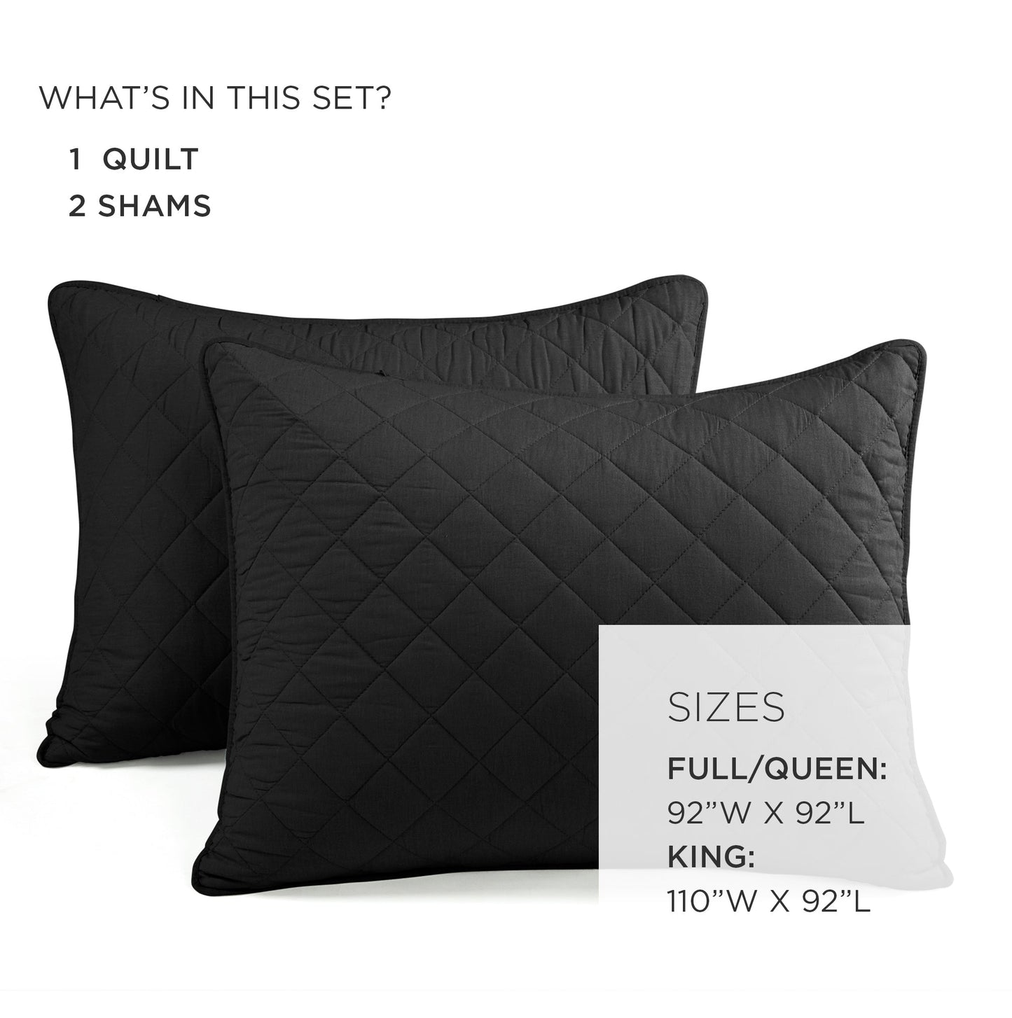 Rynx | Ava Diamond Plus Size Cotton Quilt Set